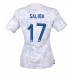 Ranska William Saliba #17 Kopio Vieras Pelipaita Naisten MM-kisat 2022 Lyhyet Hihat